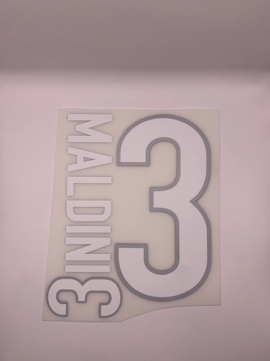 Maldini 3 (Retro Printing) - 97-98 Italia Home