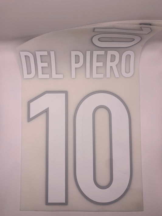 Del Piero 10 (Retro Printing) - 97-98 Italia Home