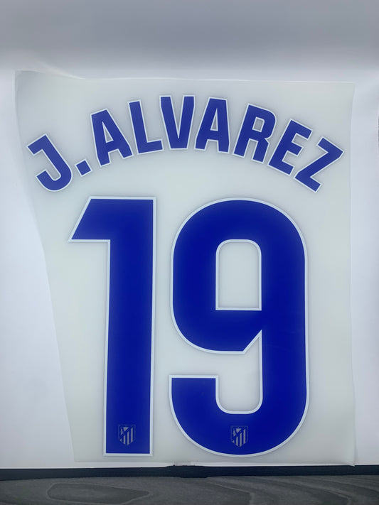 J.Alvarez 19 (Official Liga Printing) - 25-26 Atletico Madrid Home