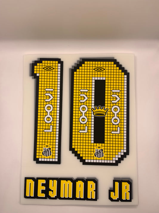 Neymar Jr 10 (Official Printing) - 25-26 Santos FC Away