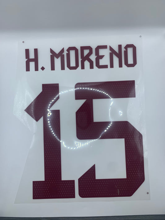 H. Moreno 15 (Official Printing) - 22-23 Mexico Away