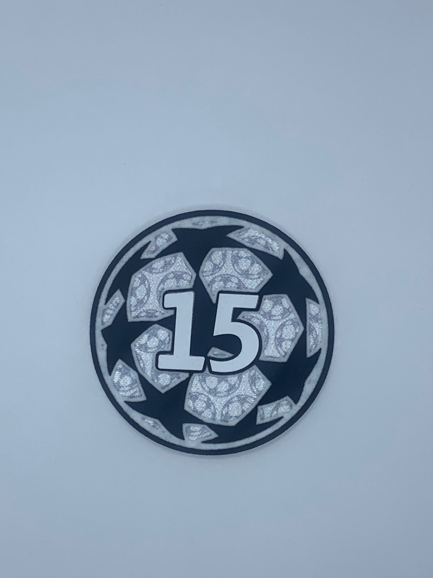 25-26 UCL Starball 15 Times Winner + 10th Anniversary UEFA Foundation Patch Set