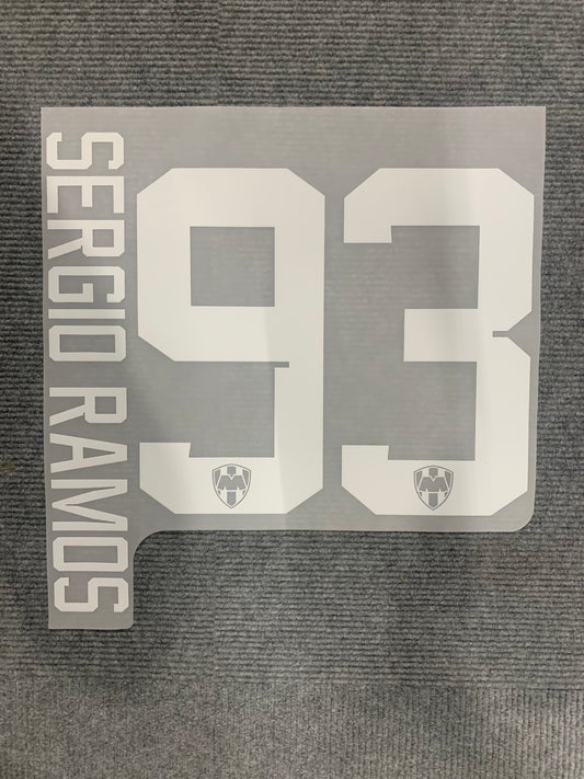 Sergio Ramos 93 Monterrey Local (Official Printing) - 24-25