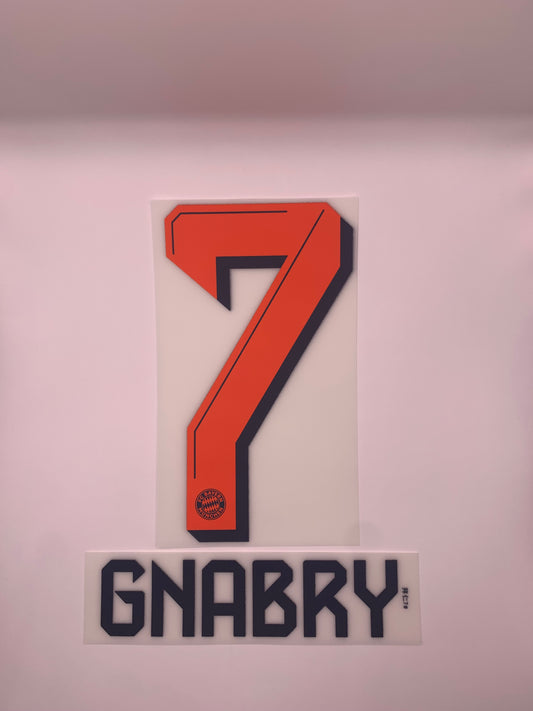 Gnabry 7 (Official Printing) - 25-26 Bayern Munich Away