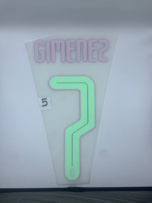 Gimenez 7 AC Milan Alternativa (Official Printing) - 24-25