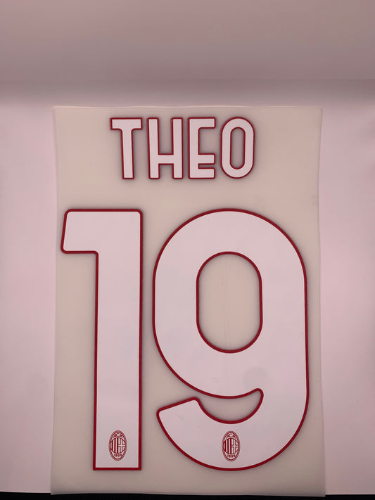 Theo 19 (Official Printing) - 25-26 AC Milan Home