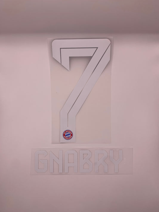 Gnabry 7(Official Printing) - 25-26 Bayern Munich Home