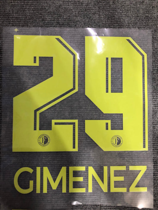 Gimenez Feyenoord Tercera (Official Printing) - 23-24