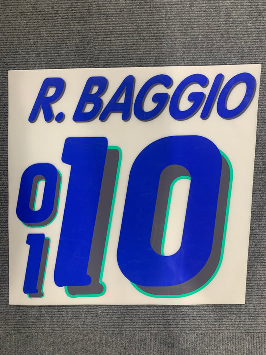 R.Baggio 10 (Retro Printing) - 96 Italia Away