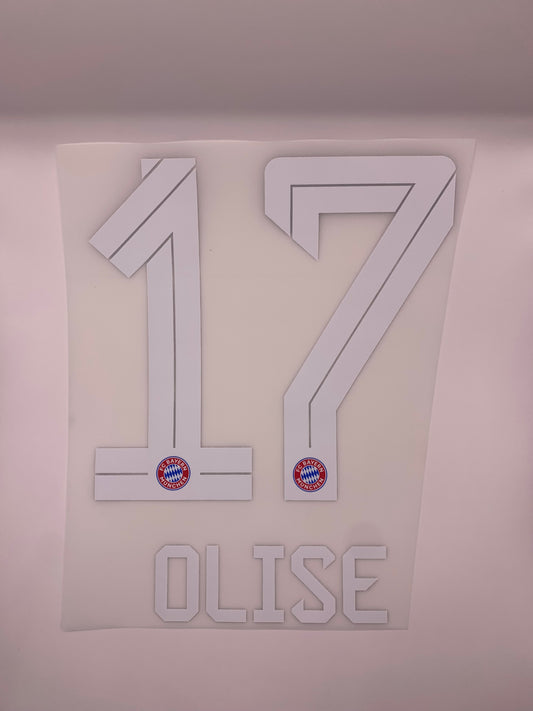 Olise 17 (Official Printing) - 25-26 Bayern Munich Home
