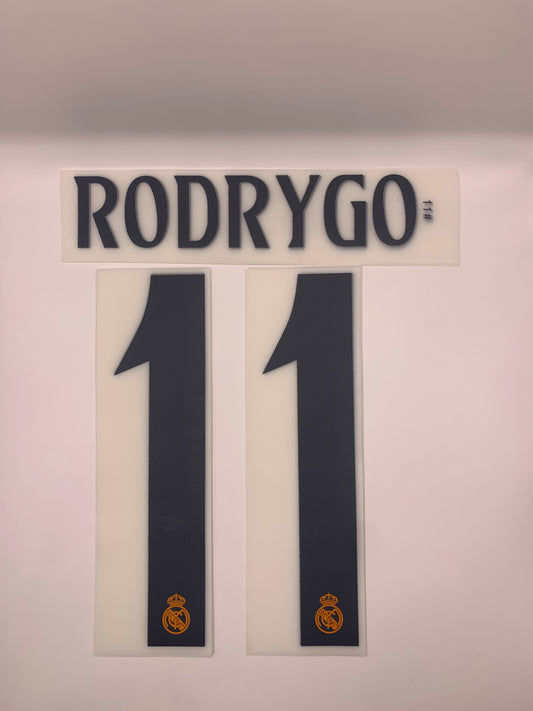 Rodrygo Real Madrid Visita (Official Printing) - 24-25