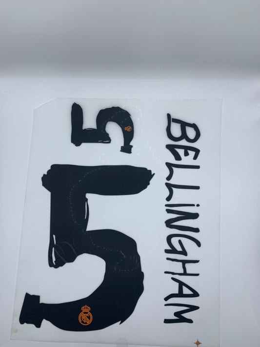Bellingham 5 Real Madrid Negro (Special Edition Printing) - 24