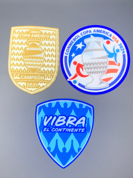 Copa America 2024 Titleholders Patch Set - Argentina