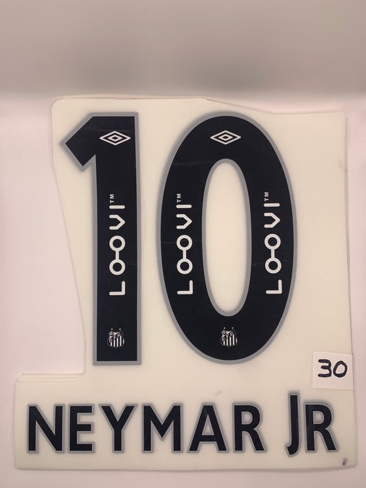 Neymar Jr 10 (Official Printing) - 24-25 Santos FC Home