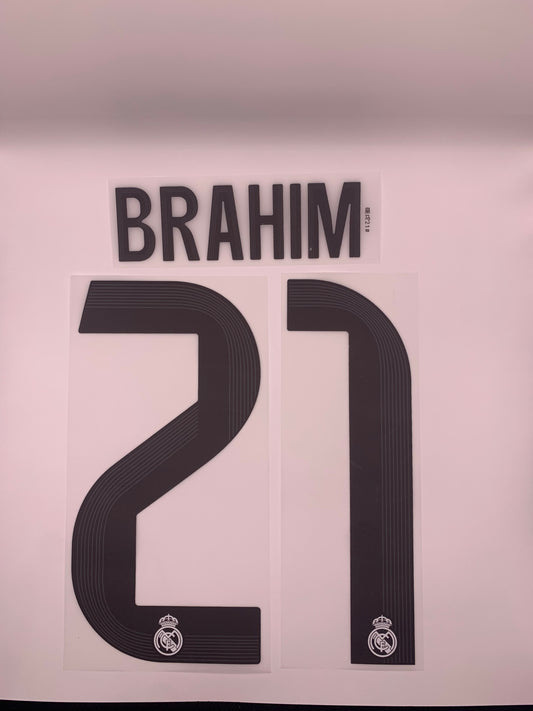Brahim (Cup Style Printing) - 25-26 Real Madrid Home