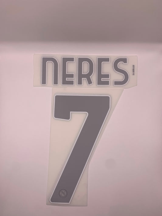 Neres 7 (Official Printing) - 25-26 Napoli 3rd