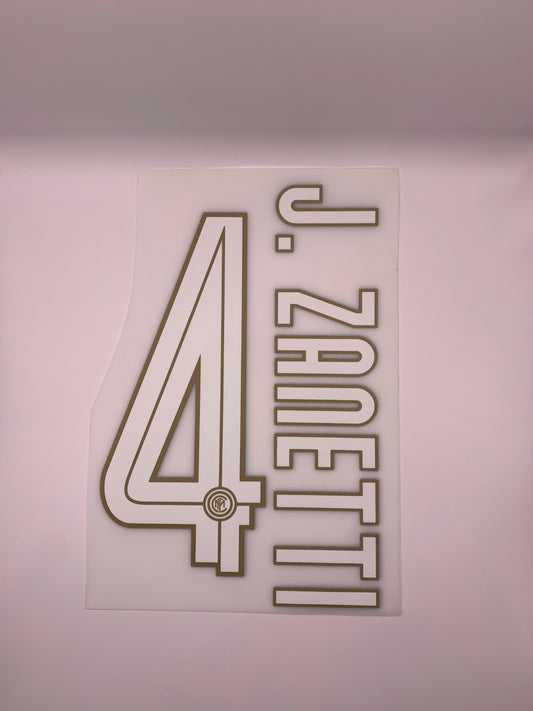 Zanetti 4 (Official Printing) - 07-08 Inter Milan Local