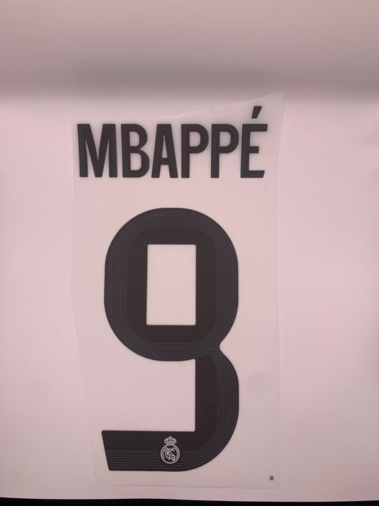 Mbappé 9 (Cup Style Printing) - 25-26 Real Madrid Home