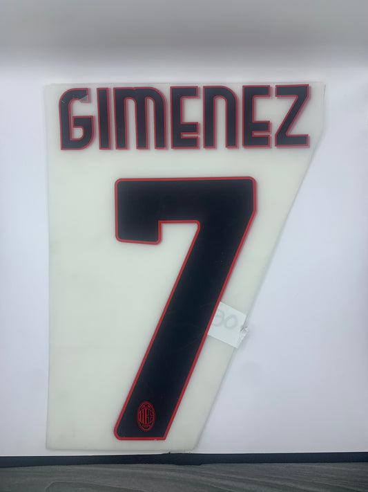 Gimenez 7 AC Milan Visita Liga (Official Printing) - 24-25