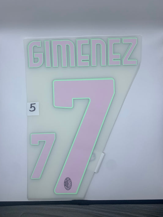 Gimenez 7 AC Milan Alternativa Liga (Official Printing) - 24-25